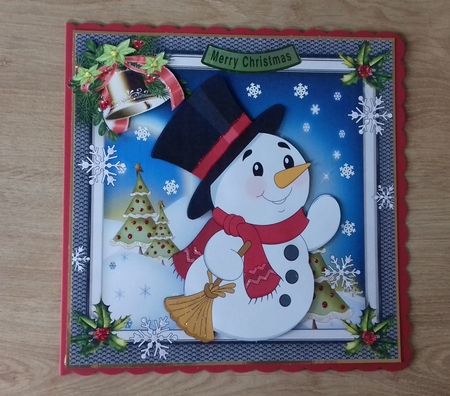 Snowman in his Tophat  by Honorscard Appleby