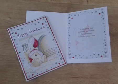 Christmas card front +insert#2 by Honorscard Appleby