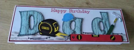 Joiners Tools DAD large dl by Honorscard Appleby