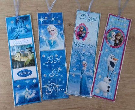FROZEN ANNA ELSA OLAF BOOKMARKS 2 by Honorscard Appleby