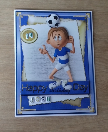 Happy Day #1- For the soccer enthusiast by Honorscard Appleby
