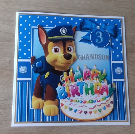 Paw Patrol Birthday - Ages 3, 4, 5 by Honorscard Appleby
