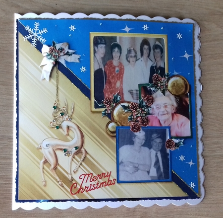Christmas Scrapbooking Quick Page Set-01 by Honorscard Appleby
