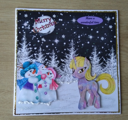 Unicorn Magic in the Snow 2 by Honorscard Appleby