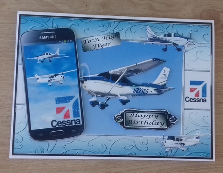 Cessna Aircraft Phone card 2 by Honorscard Appleby