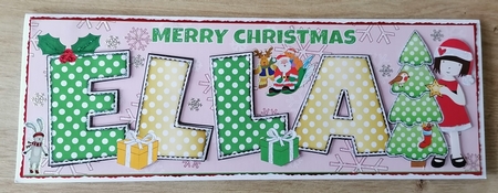 Christmas Girl ELLA large dl by Honorscard Appleby