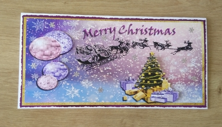 Dashing Through The Snow Storm 10x5 by Honorscard Appleby