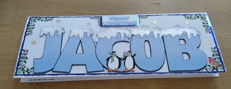 SNOW CAPPED NAMES - JACOB by Honorscard Appleby