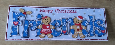 Gingerbread Couple FRIENDS large dl 2 by Honorscard Appleby