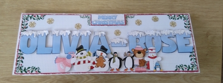 SNOW CAPPED NAMES - OLIVIA-ROSE by Honorscard Appleby