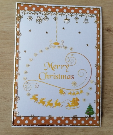 christmas empty greeting cards, merry christmas card by Honorscard Appleby