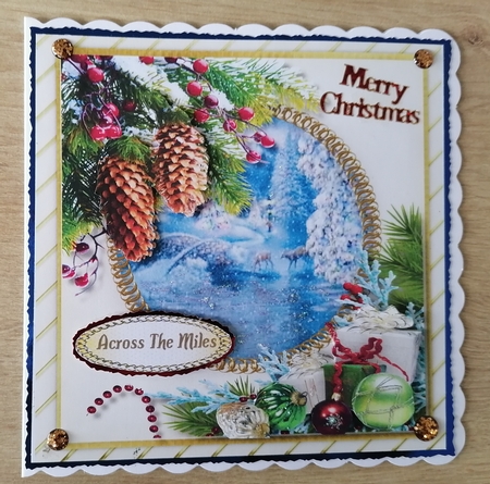 Beautiful Christmas Scene  by Honorscard Appleby