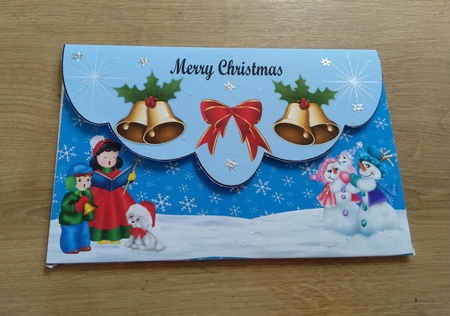 Christmas Gift Voucher envelope 2 by Honorscard Appleby