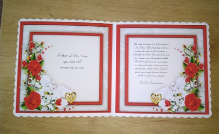 8x8  Blank Insert  by Honorscard Appleby
