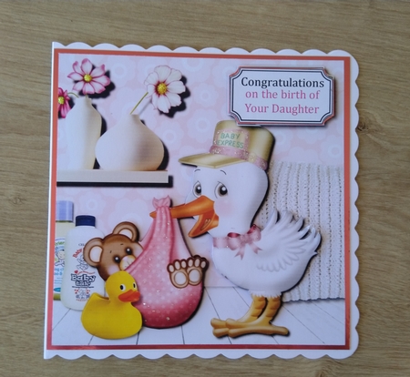 New Baby Girl by Honorscard Appleby