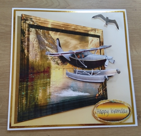 sea plane by Honorscard Appleby