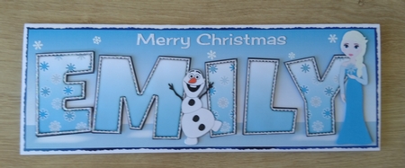 Christmas Snow Princess EMILY large dl by Honorscard Appleby