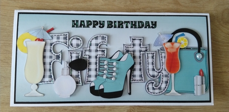Special Birthday FIFTY dl by Honorscard Appleby