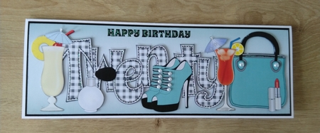 Special Birthday TWENTY large dl by Honorscard Appleby