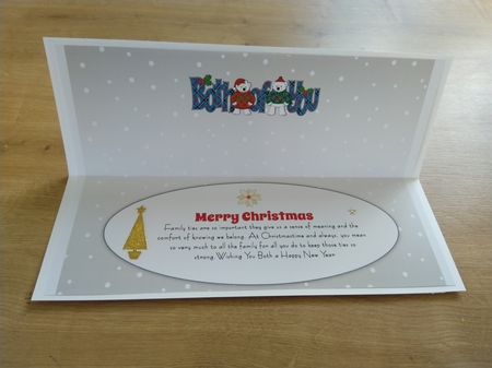 Monty & Luna Polar Bears BOTH OF YOU large dl insert by Honorscard Appleby