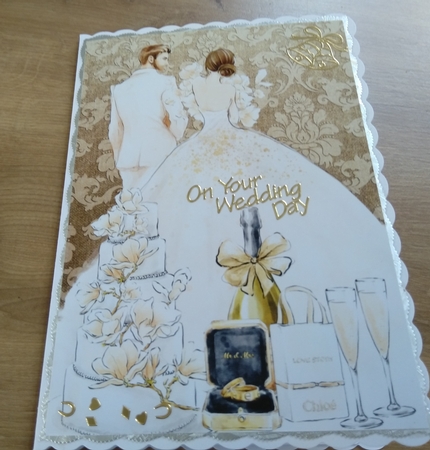 Wedding Day Quick card by Honorscard Appleby
