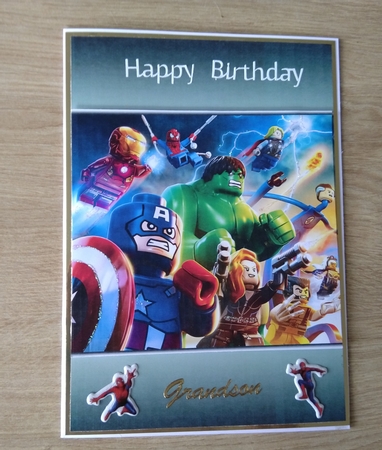 Lego Marvel Quick Card by Honorscard Appleby