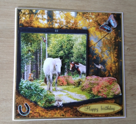 through the woods by Honorscard Appleby