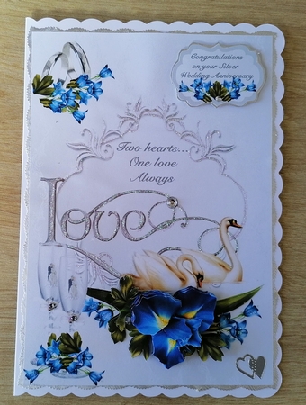 Iris silver wedding by Honorscard Appleby