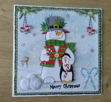 Christmas Snowman 2 by Honorscard Appleby