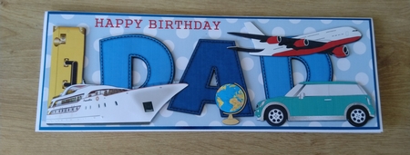 World Travel DAD large dl by Honorscard Appleby