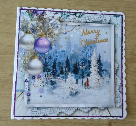 Beautiful Baubles and Scene  by Honorscard Appleby