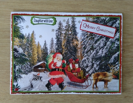 SANTA AND HIS SLEIGH by Honorscard Appleby