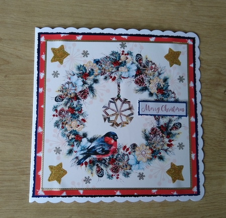 Christmas wreath by Honorscard Appleby