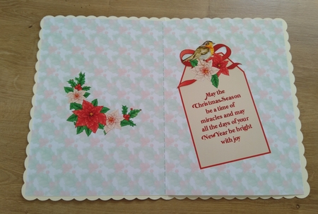Christmas is comming A5 insert by Honorscard Appleby