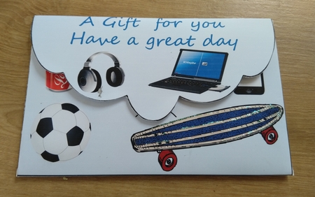 Gift Envelope Teenager Boy by Honorscard Appleby