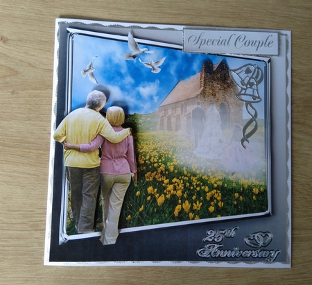 25th wedding anniversary by Honorscard Appleby