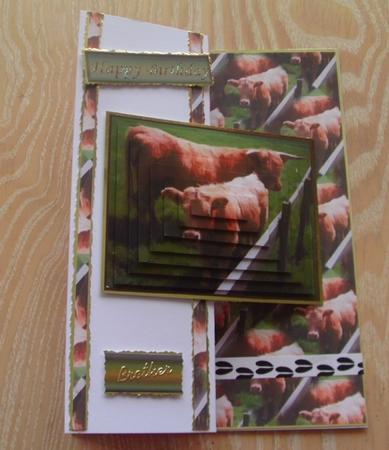 Highland Cow & Calf Pyramid by Honorscard Appleby