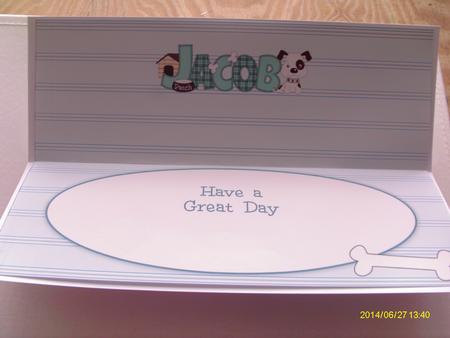 Patch the Dog Jacob Large Dl Insert by Honorscard Appleby