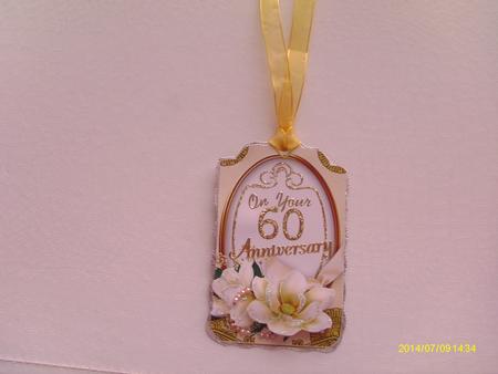 Cream Magnolia 60 Sentiment Tag Sheet by Honorscard Appleby