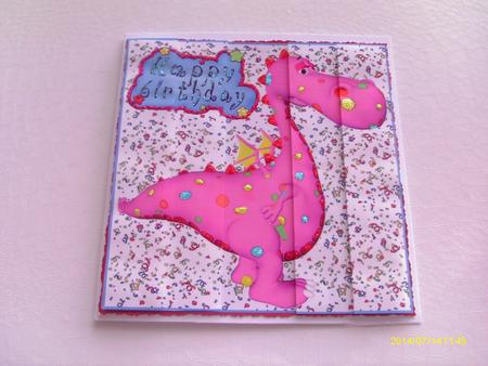 Pink Dragon Side Stacker by Honorscard Appleby