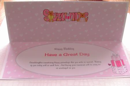 Teddies Suzanne Large Dl Insert by Honorscard Appleby