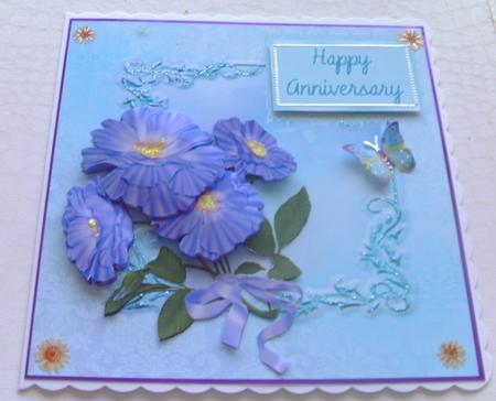 Pretty Purple Flowers by Honorscard Appleby