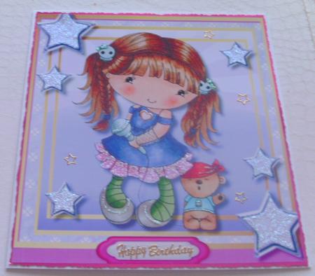 Penny the Rrock Chick by Honorscard Appleby