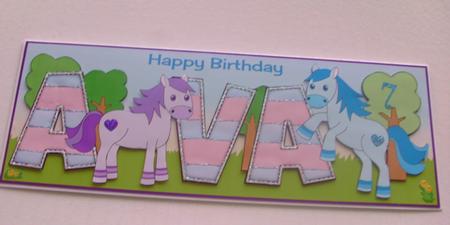 Little Ponies Ava Large Dl by Honorscard Appleby