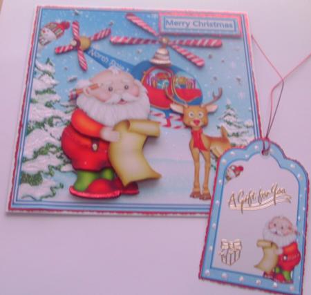 8x8 Santa Has a Helicopter Mini Kit by Honorscard Appleby