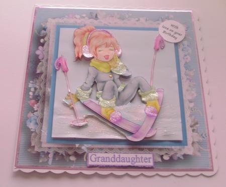 Snow Girl Mini Kit by Honorscard Appleby