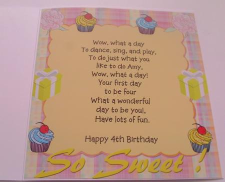 Baby Girl Insert by Honorscard Appleby