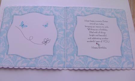 Vintage Rose 8x8 Blank Card Front - Rich Shade by Honorscard Appleby