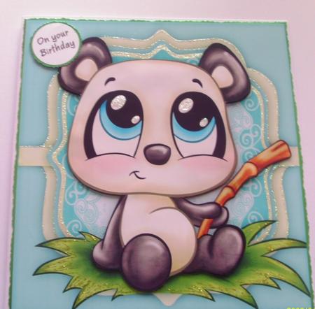 Cute Pander Power  by Honorscard Appleby