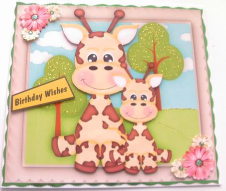 Lovely Giraffe's in the Park by Honorscard Appleby